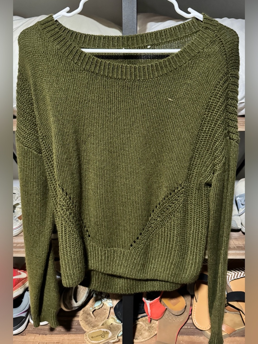 Target Olive Green Women's Crewneck Sweater